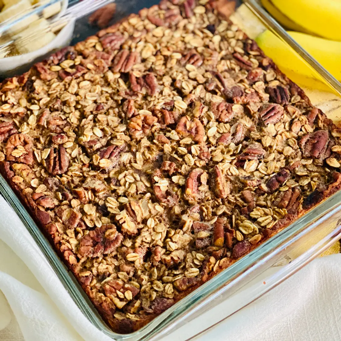 Banana Bread Baked Oats