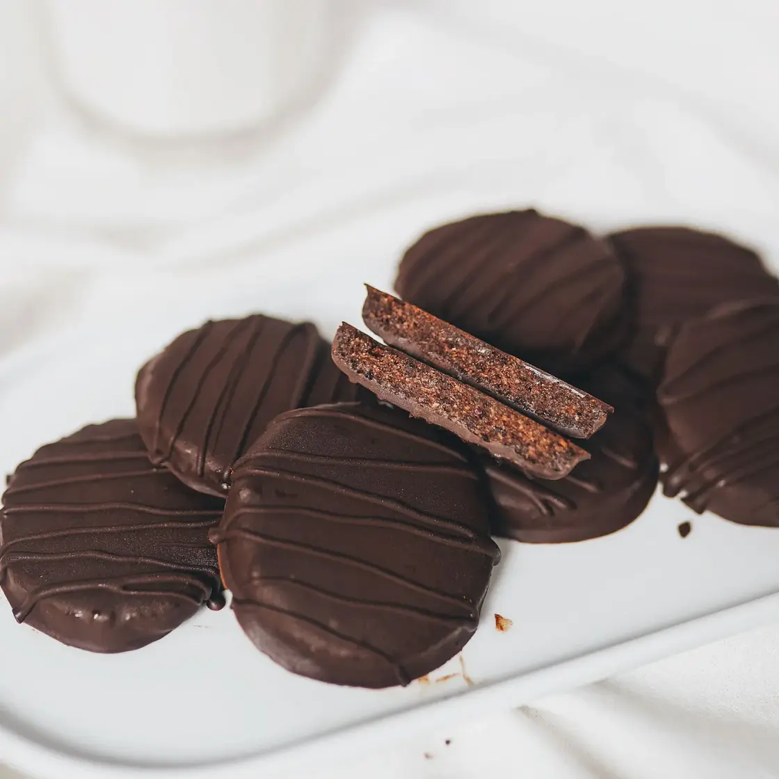 Healthy Thin Mints (Vegan + Gluten-Free)