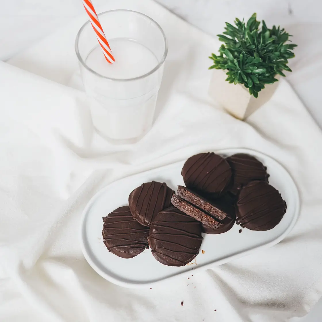 Healthy Thin Mints (Vegan + Gluten-Free)