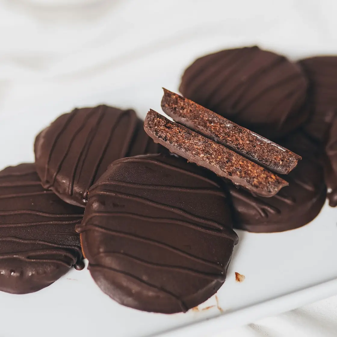 Healthy Thin Mints (Vegan + Gluten-Free)