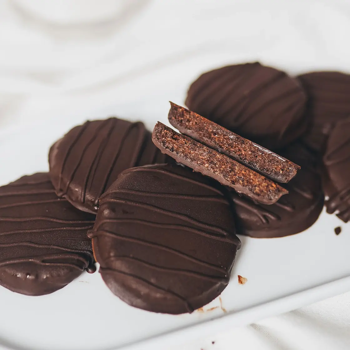Healthy Thin Mints (Vegan + Gluten-Free)