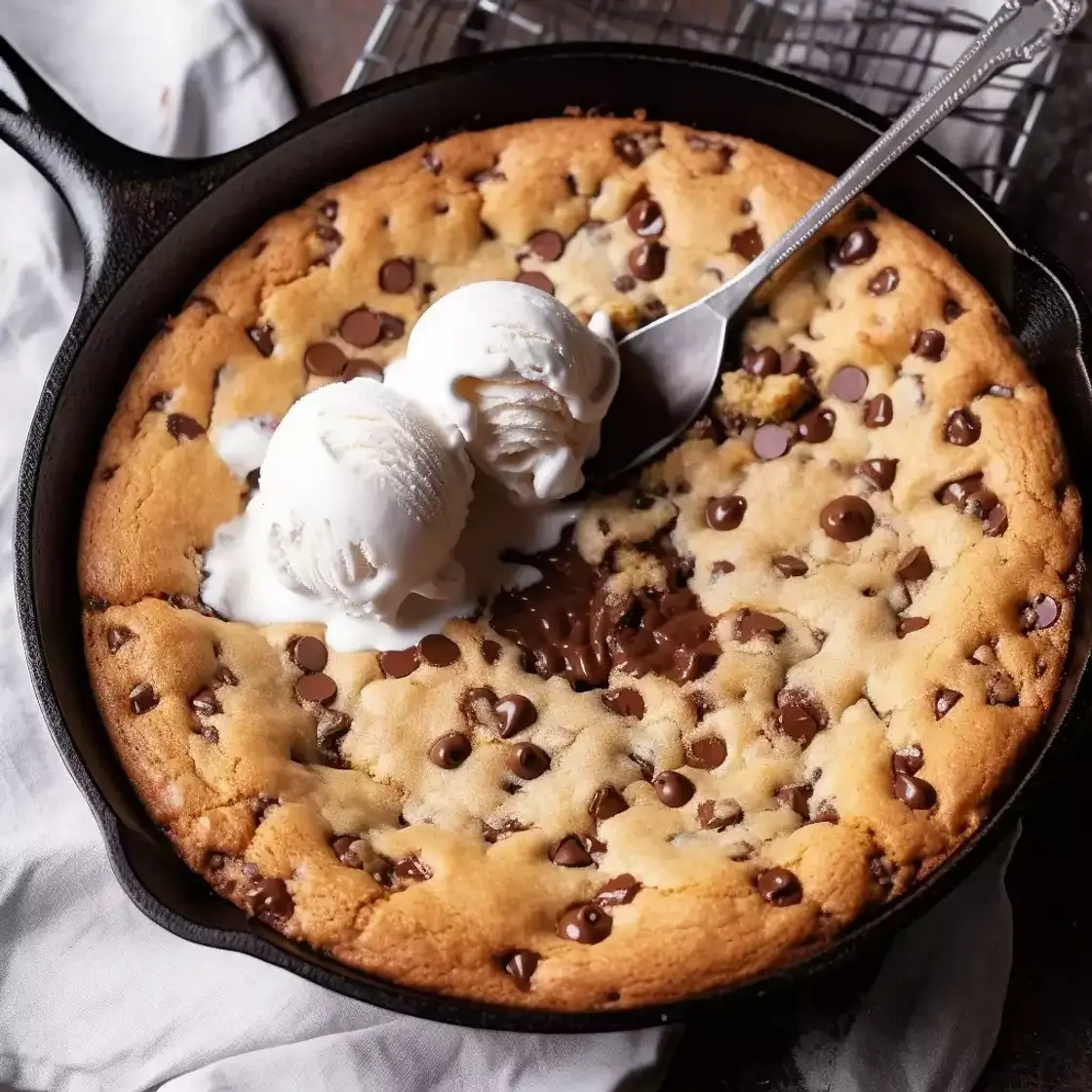 Chocolate Chip Skillet Cookie