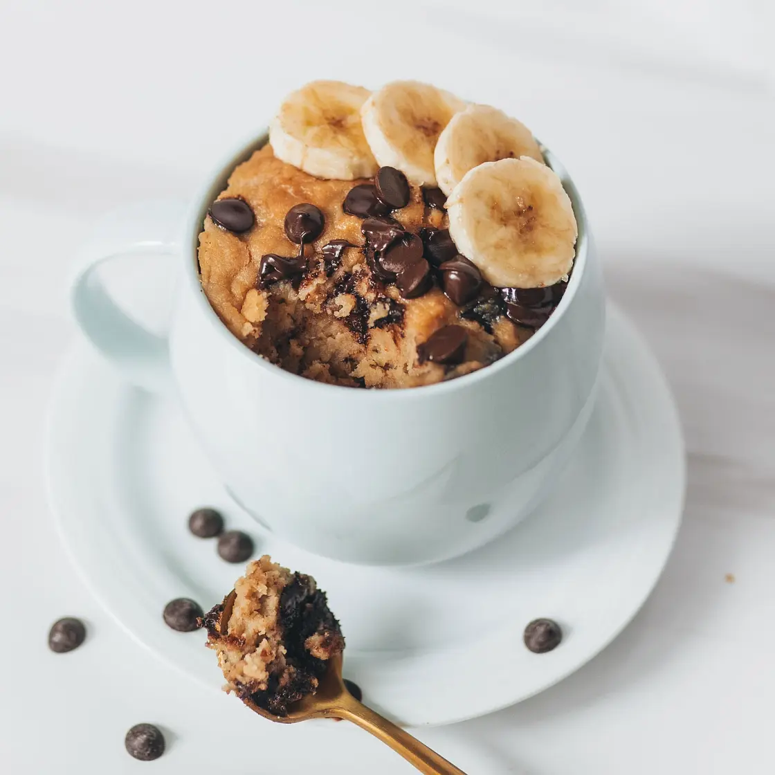 Grain-Free Chocolate Banana Mug Cake