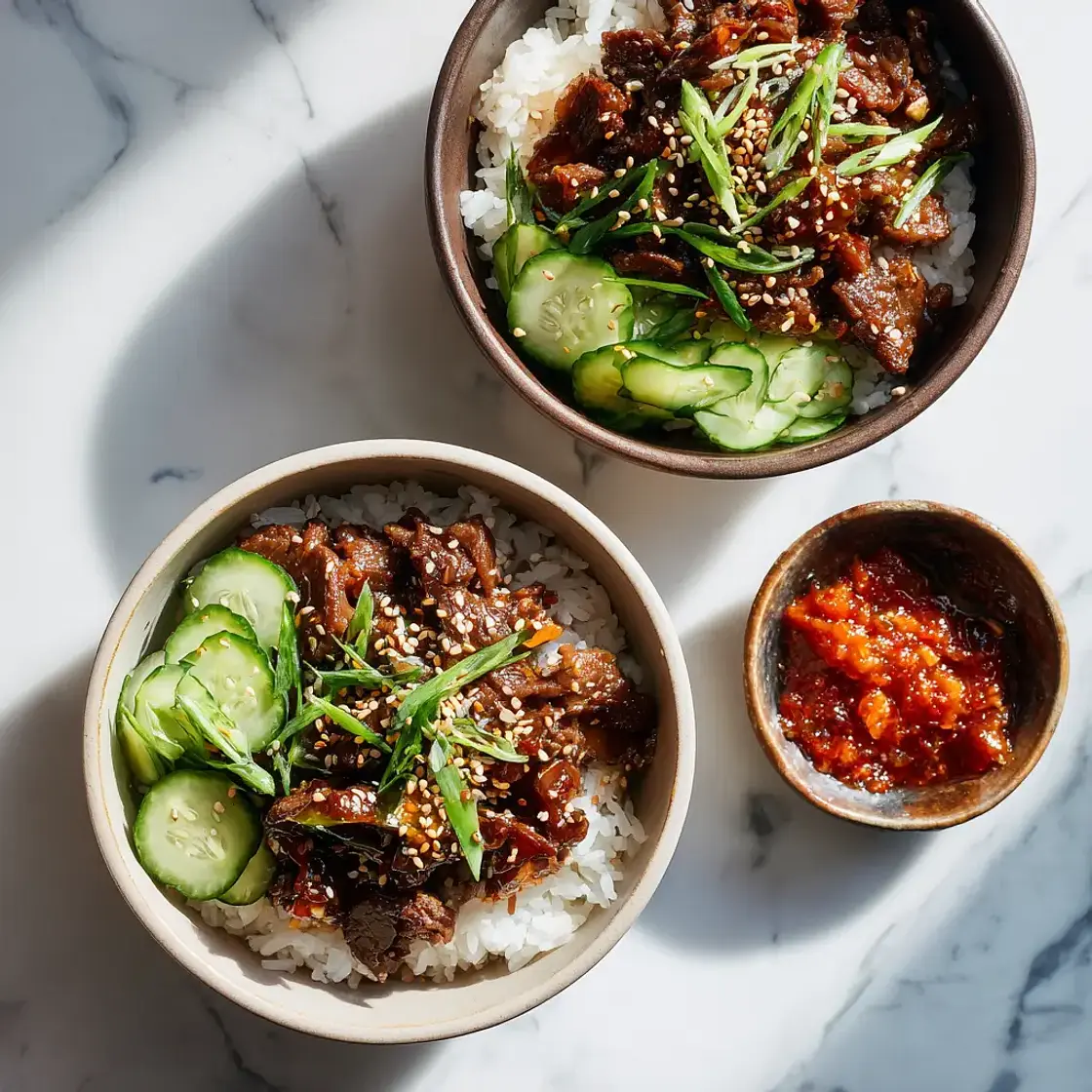 Firecracker Ground Beef Bowls