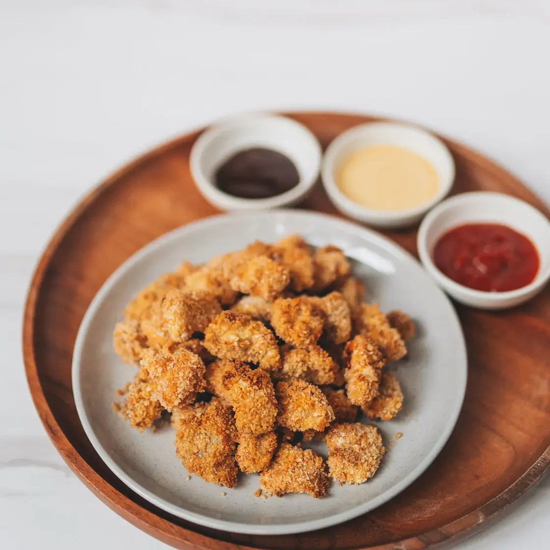 Oven-Baked Popcorn Chicken