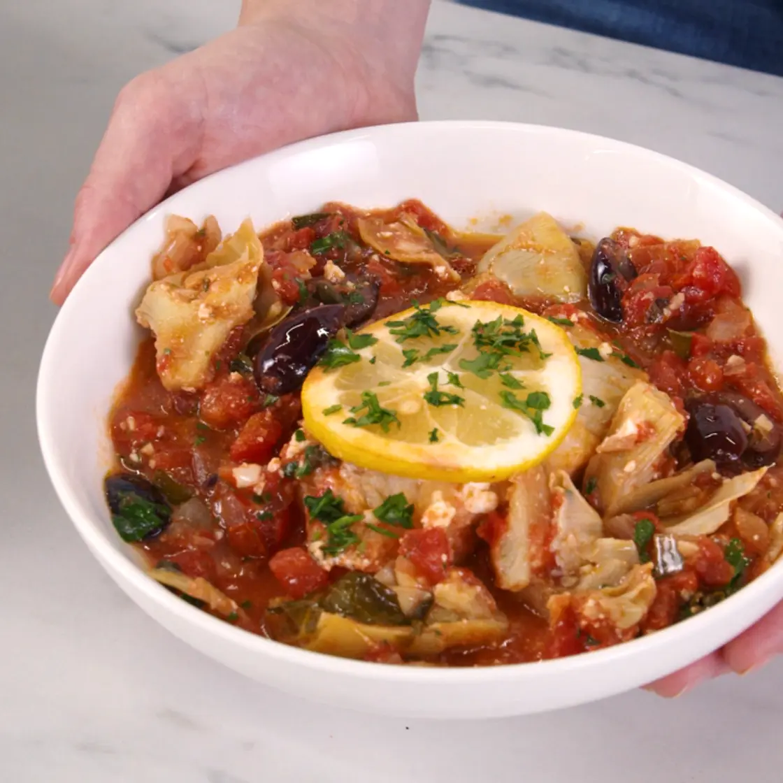 Mediterranean Baked Fish