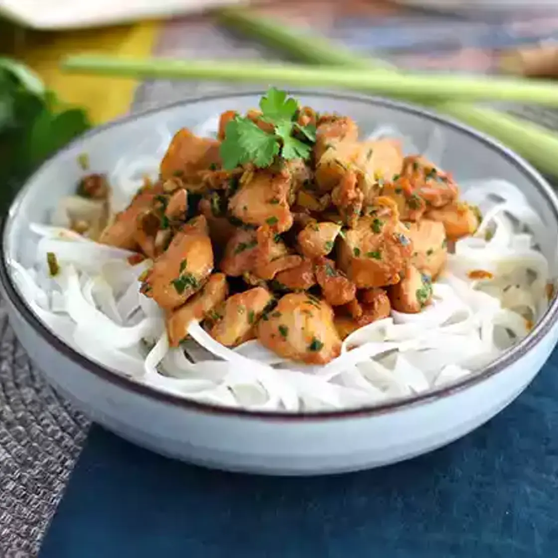 Poulet au gingembre et à la citronnelle