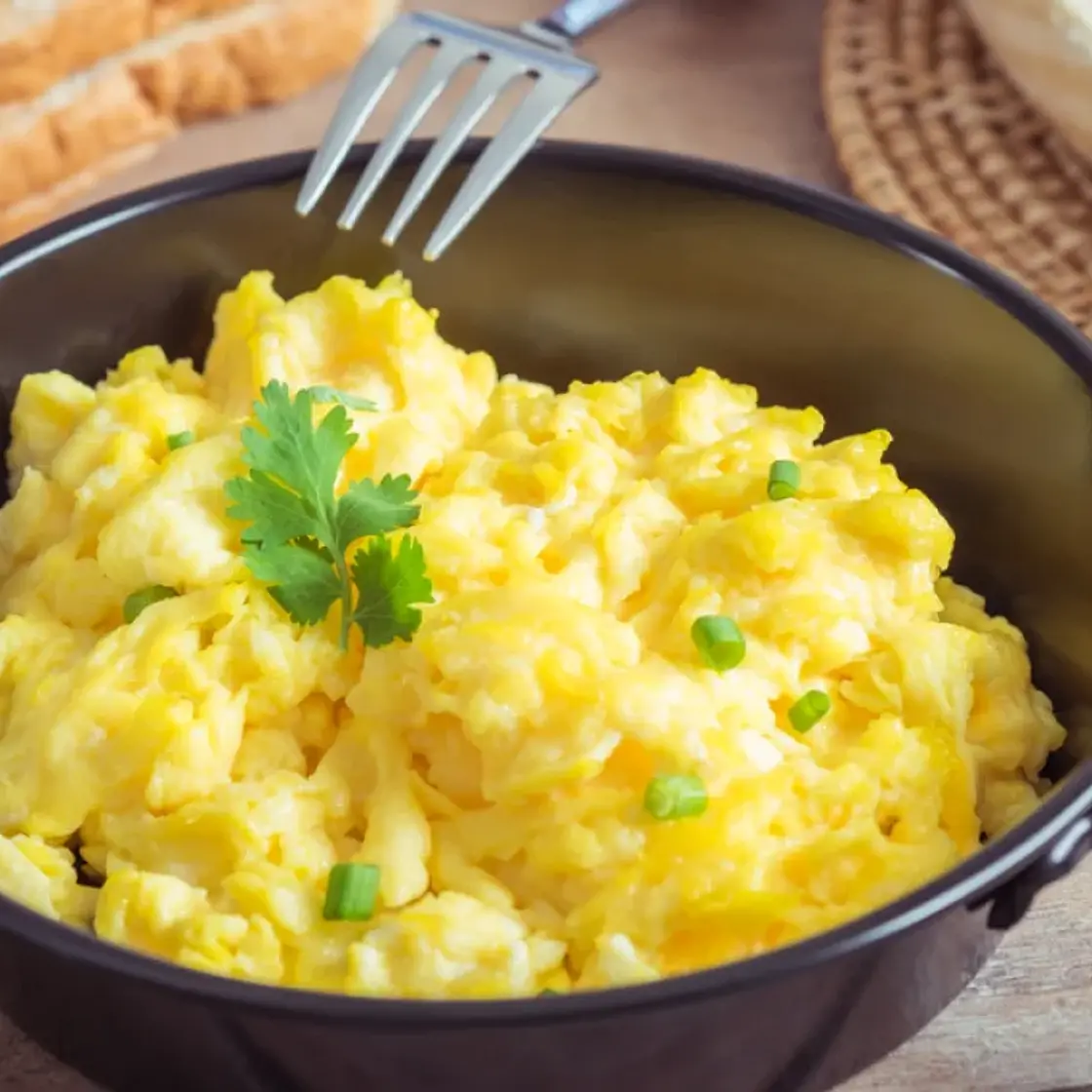 Oeufs brouillés au Cooking Chef