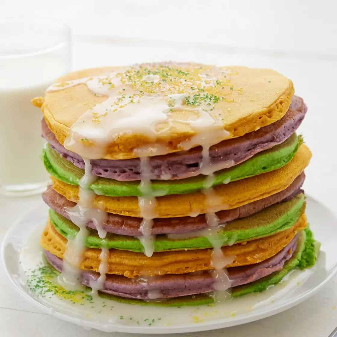 King Cake Pancakes
