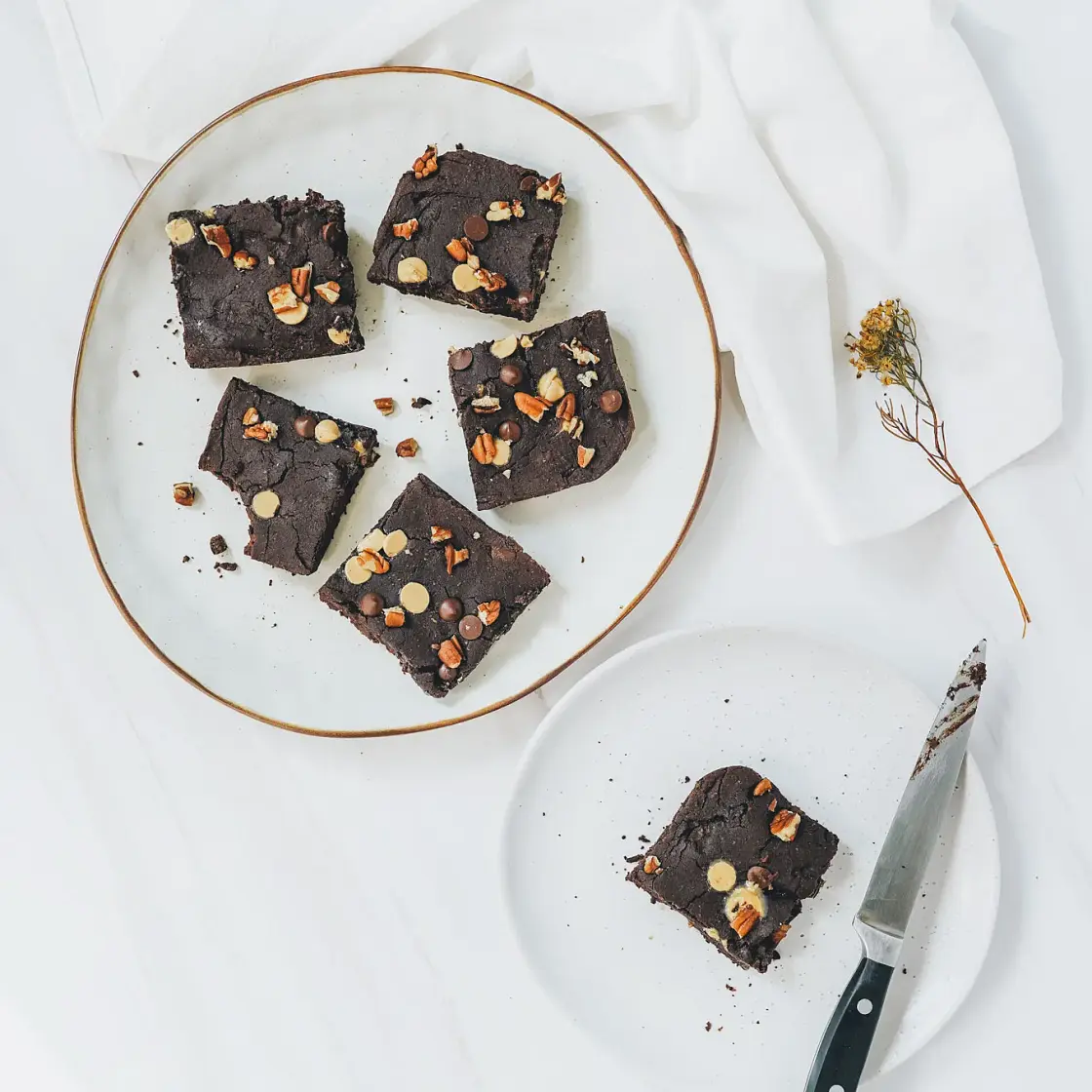 Fudgey Vegan Black Bean Brownies