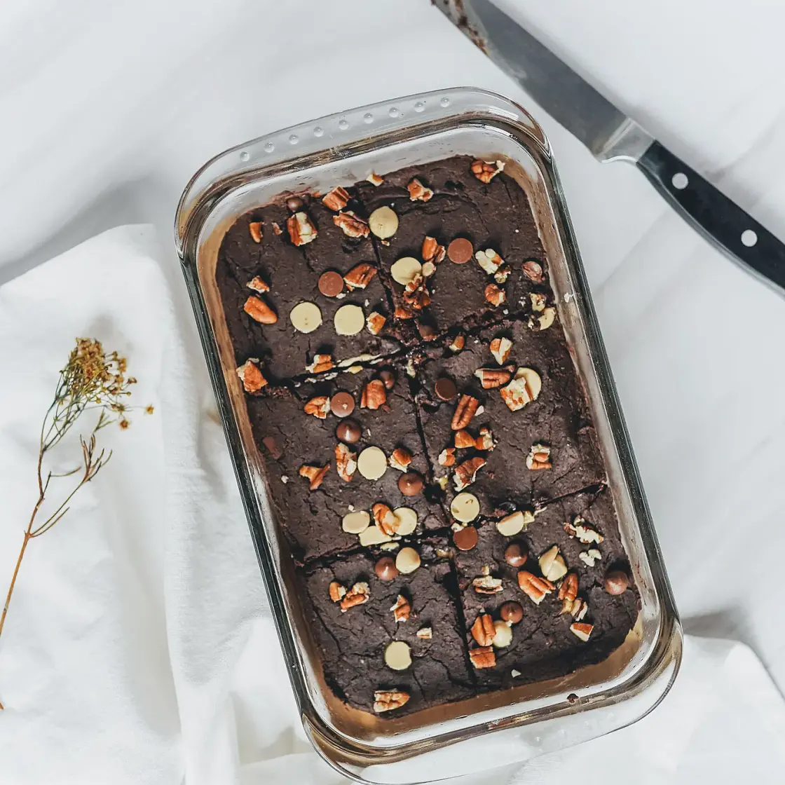 Fudgey Vegan Black Bean Brownies