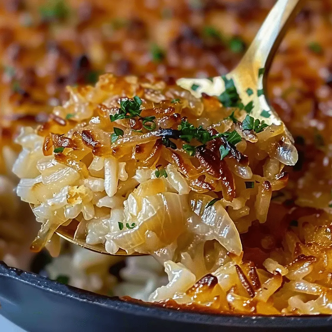 French Onion Butter Rice: The Cozy Dish You’ll Want to Make Again and Again