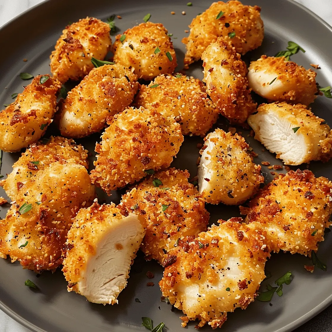 Air Fryer Ranch-Crusted Chicken Bites