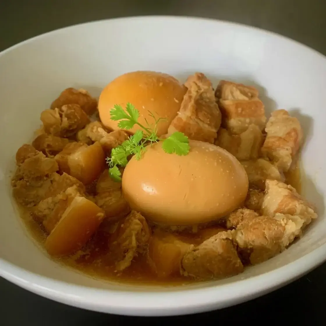 Thit Kho Trung, Caramelized Pork with Egg