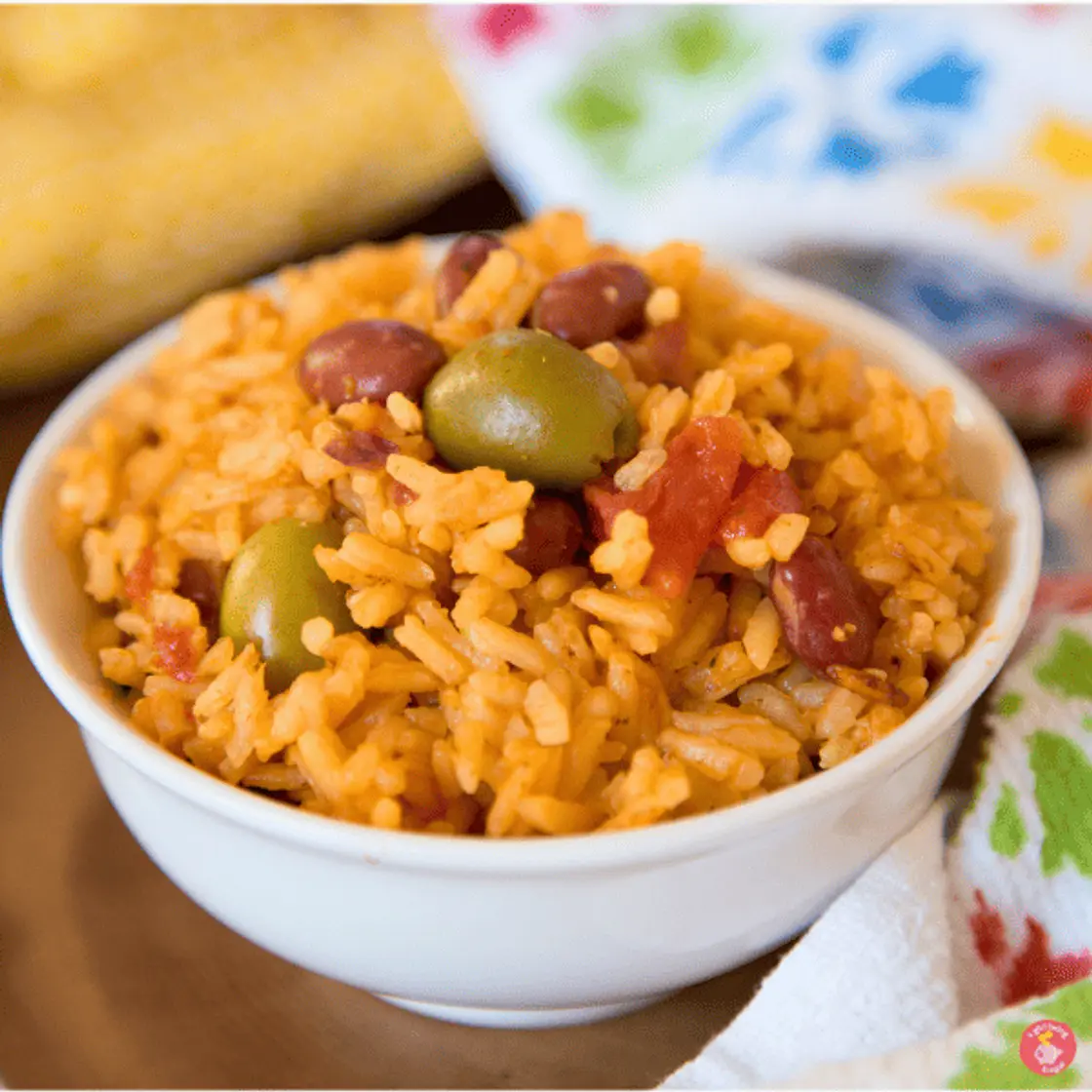 Instant Pot Arroz con Habichuelas /Puerto Rican Rican and Beans