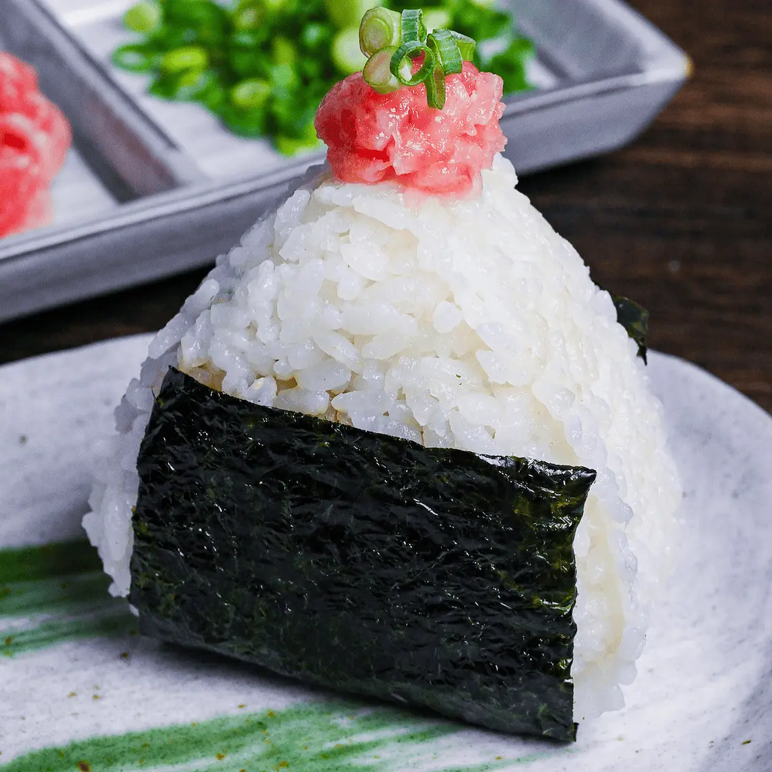 Negitoro Onigiri (Minced Tuna Rice Ball)