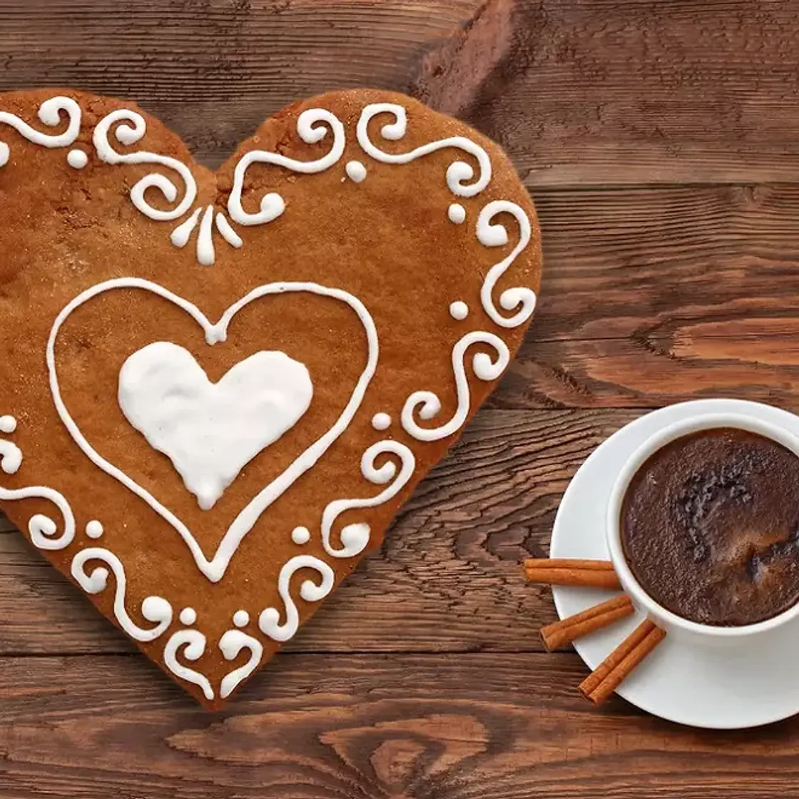 Coeurs de pain d'épices
