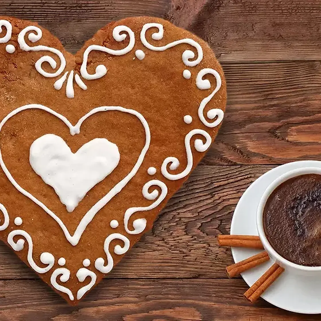 Coeurs de pain d'épices