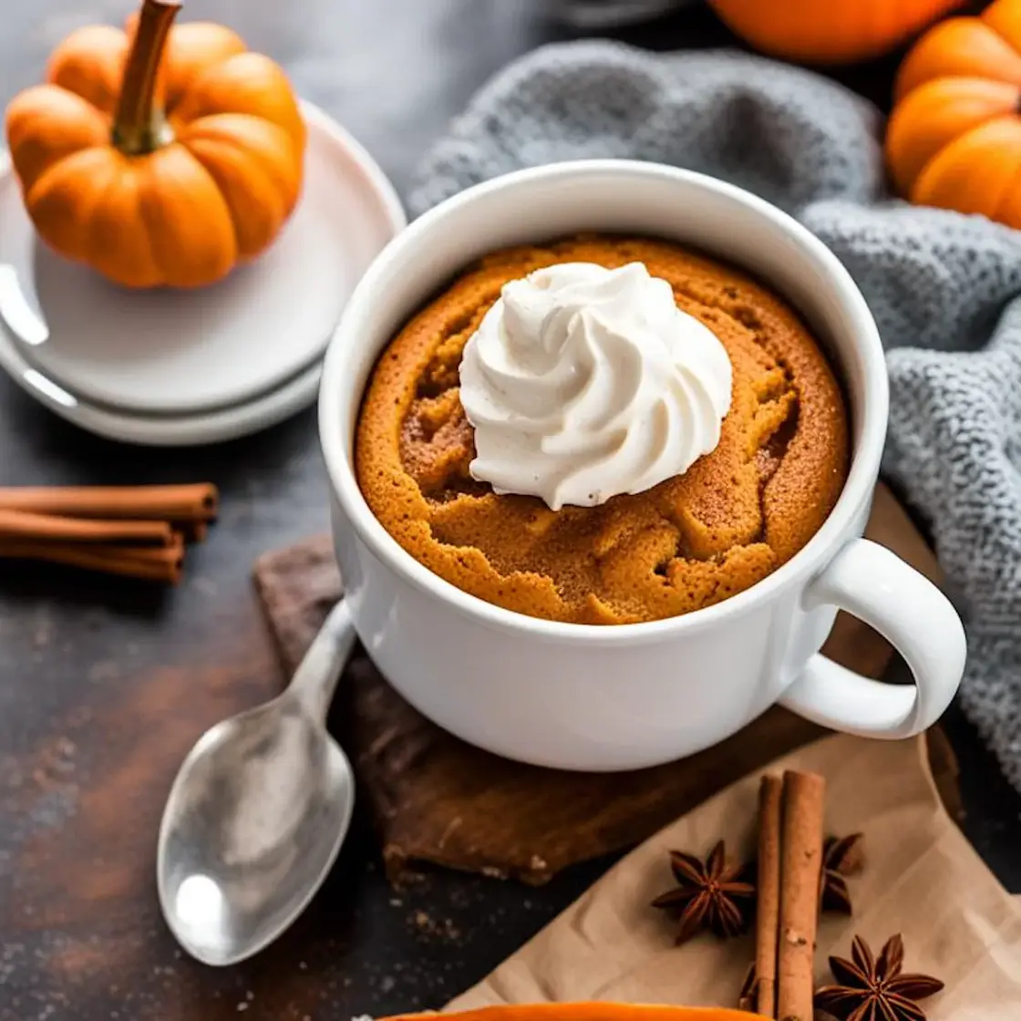 Pumpkin Spice Mug Cake