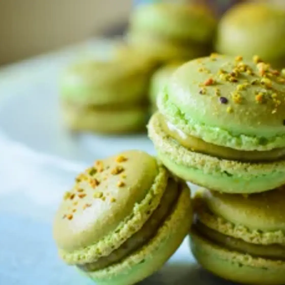 Macarons à la pistache