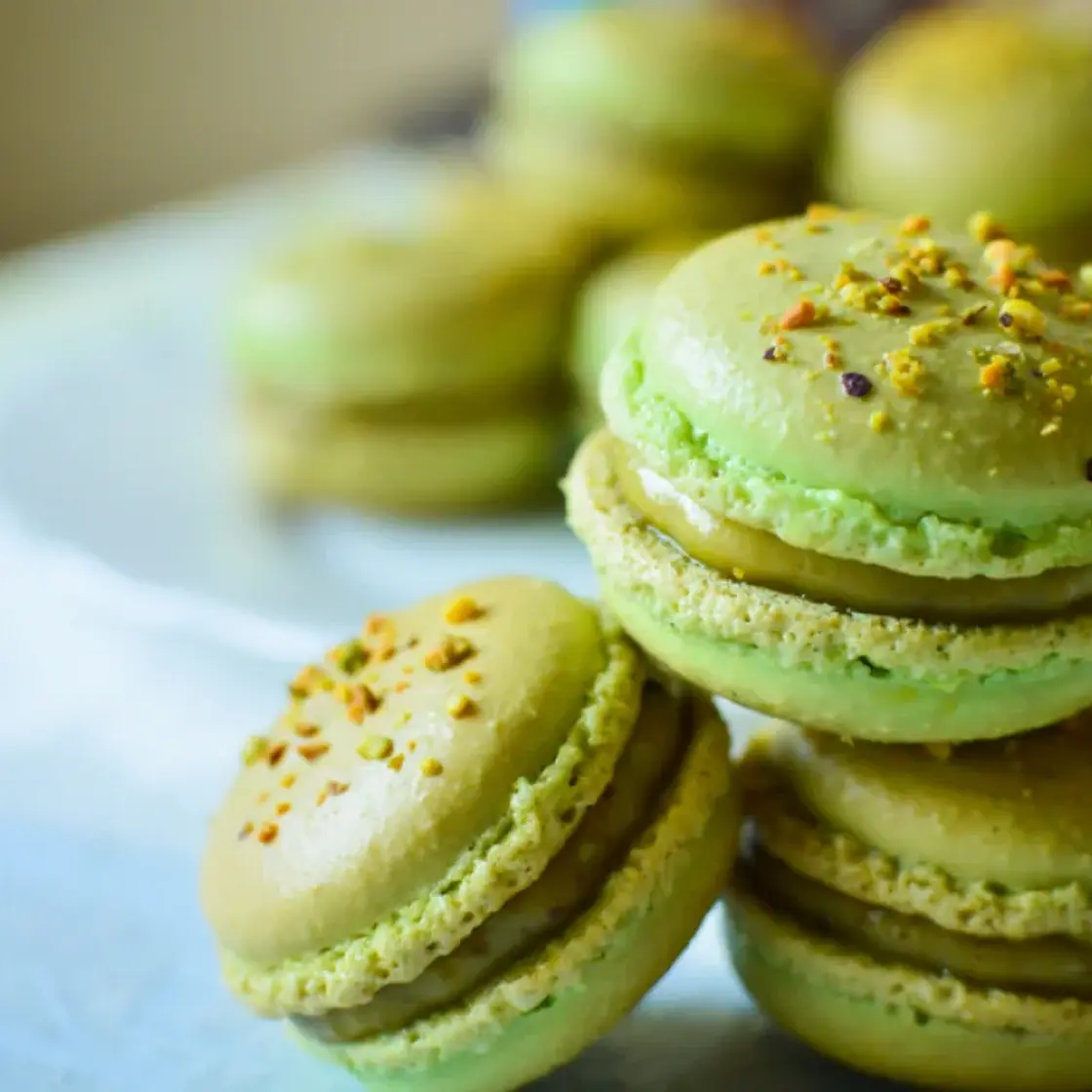 Macarons à la pistache