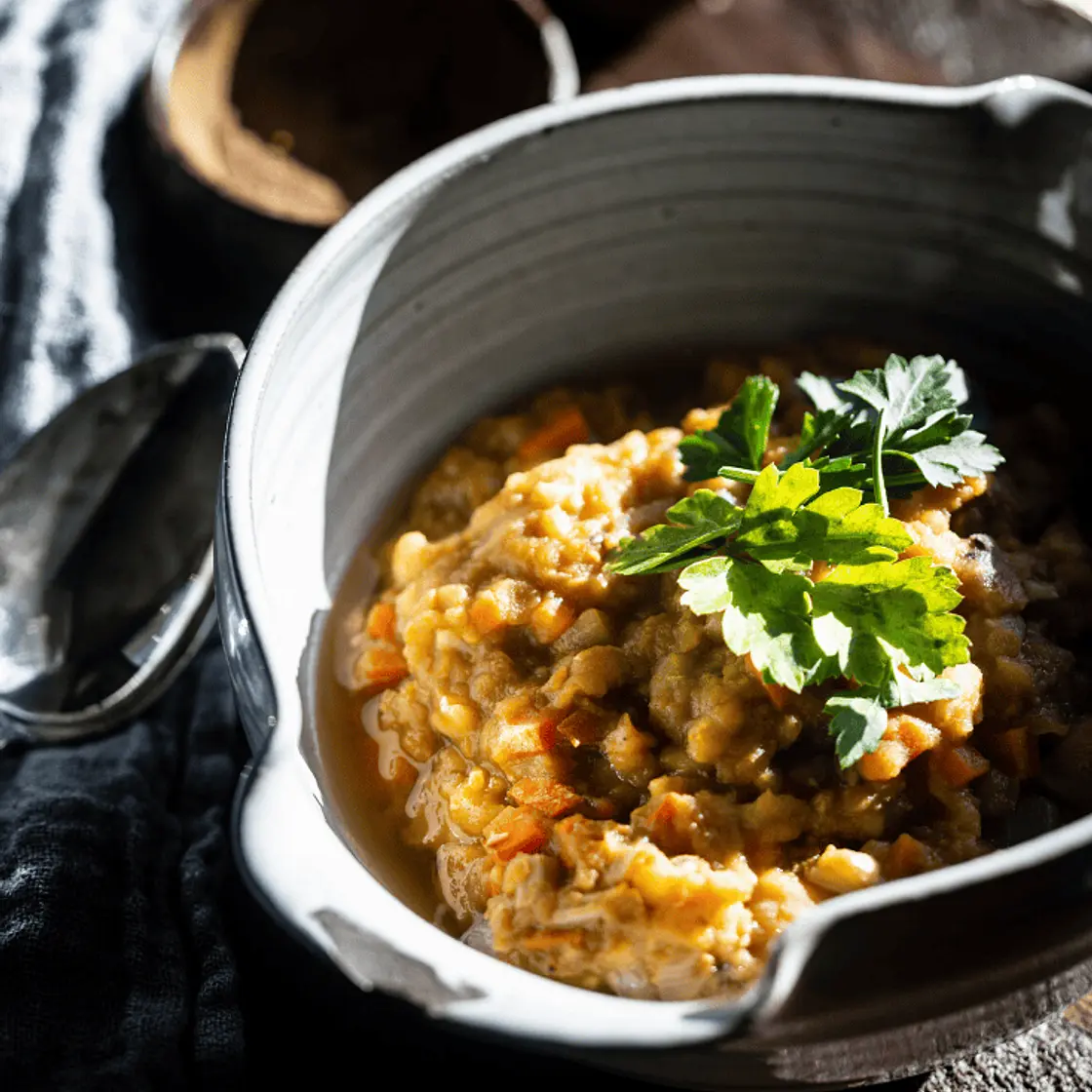 Doenjang Lentil Soup