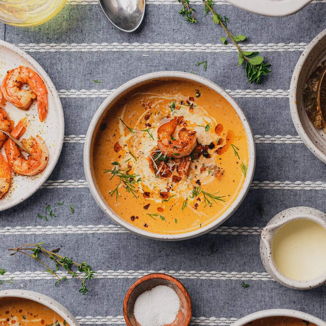 Keto Shrimp Bisque Recipe