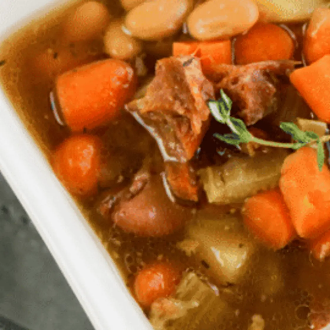 Slow-Cooker Ham Bone Soup