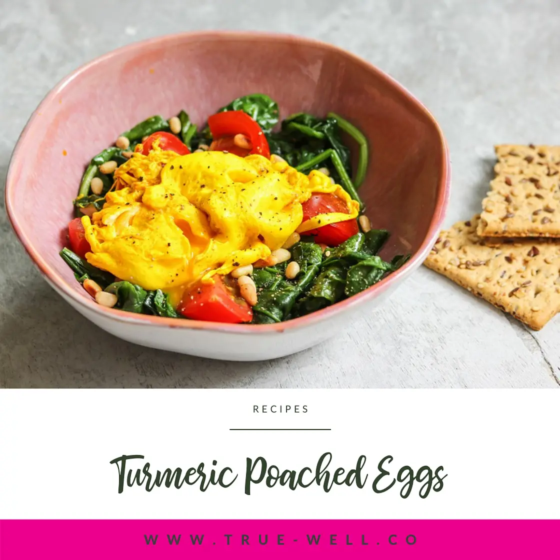 Turmeric Poached Eggs