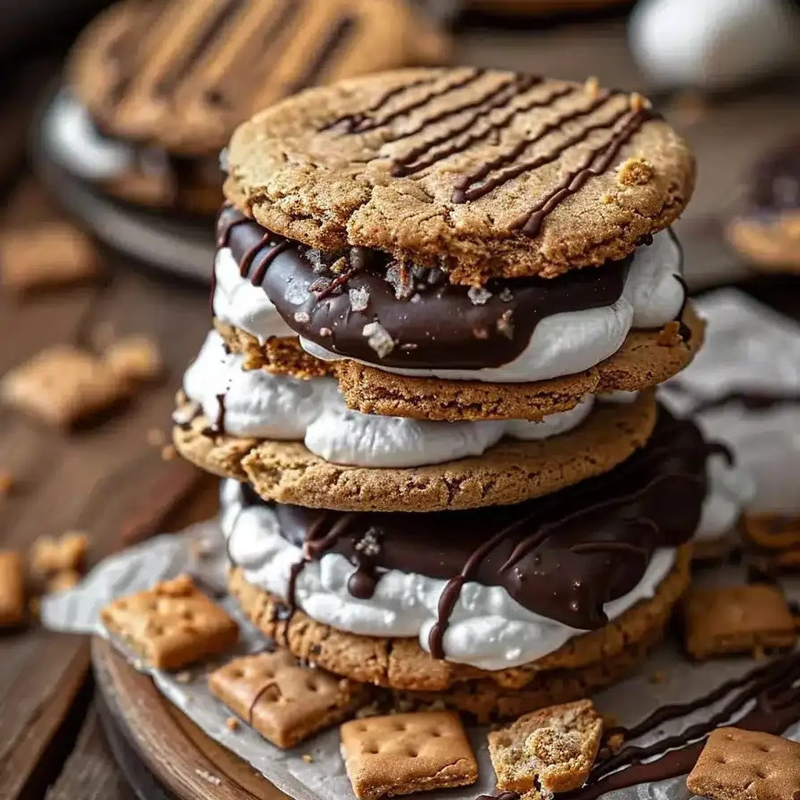 Ultimate S'mores Sandwich Cookies