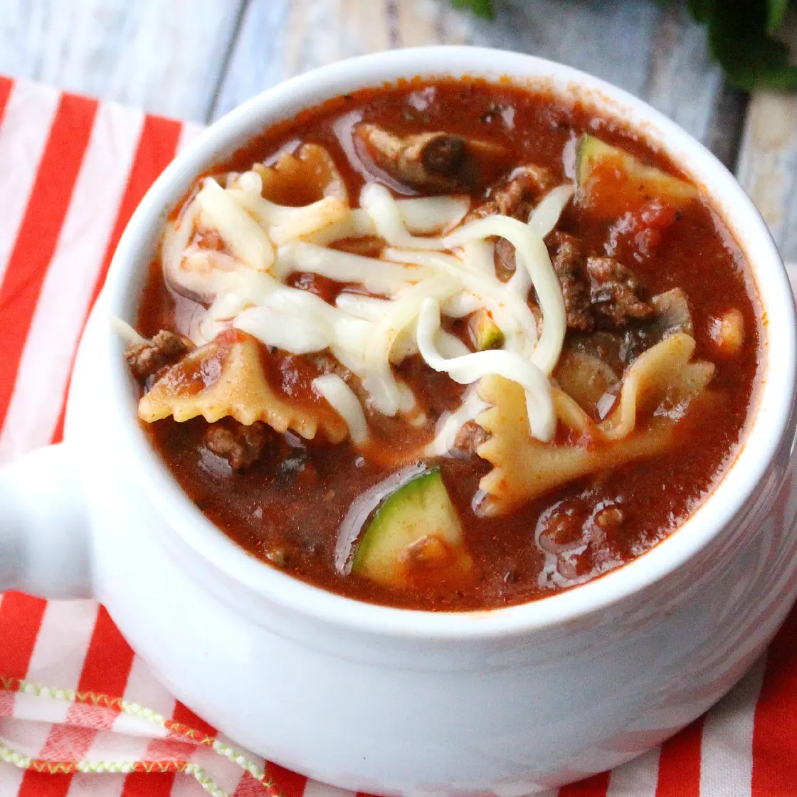 Slow-Cooker Lasagna Soup