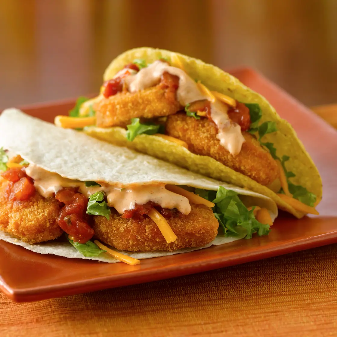Chicken Nugget Tacos