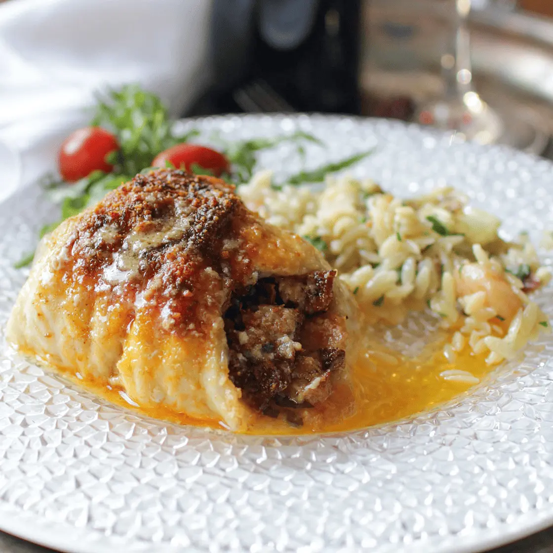 Baked Stuffed Fish For One