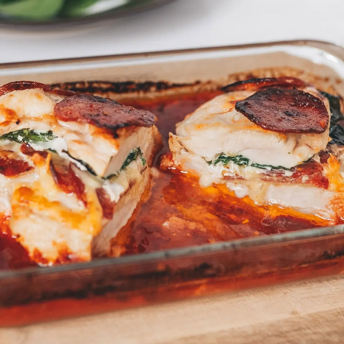 Pizza Stuffed Chicken