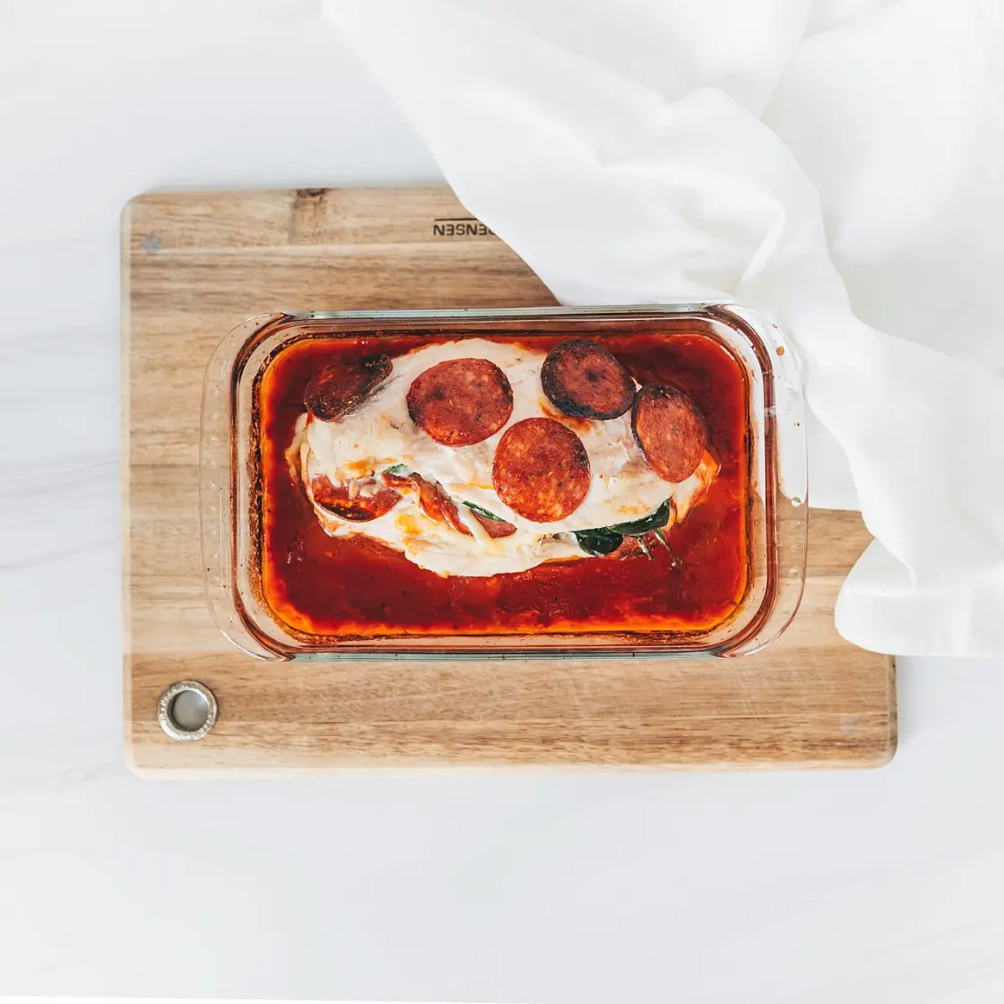 Pizza Stuffed Chicken