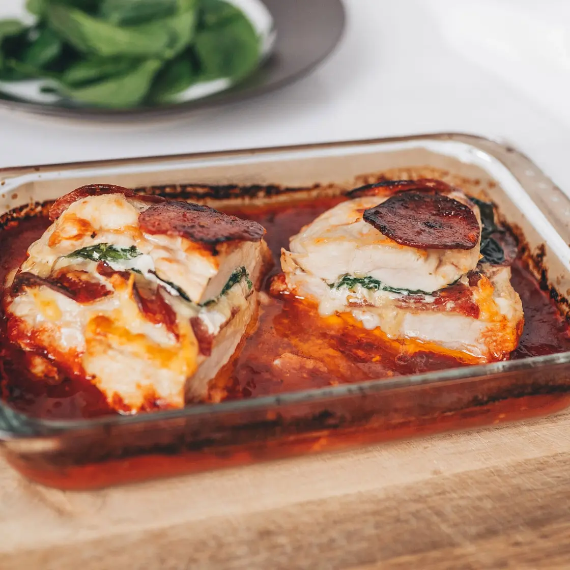 Pizza Stuffed Chicken