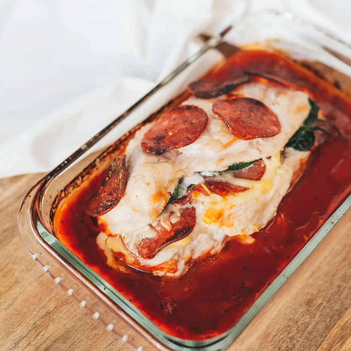 Pizza Stuffed Chicken