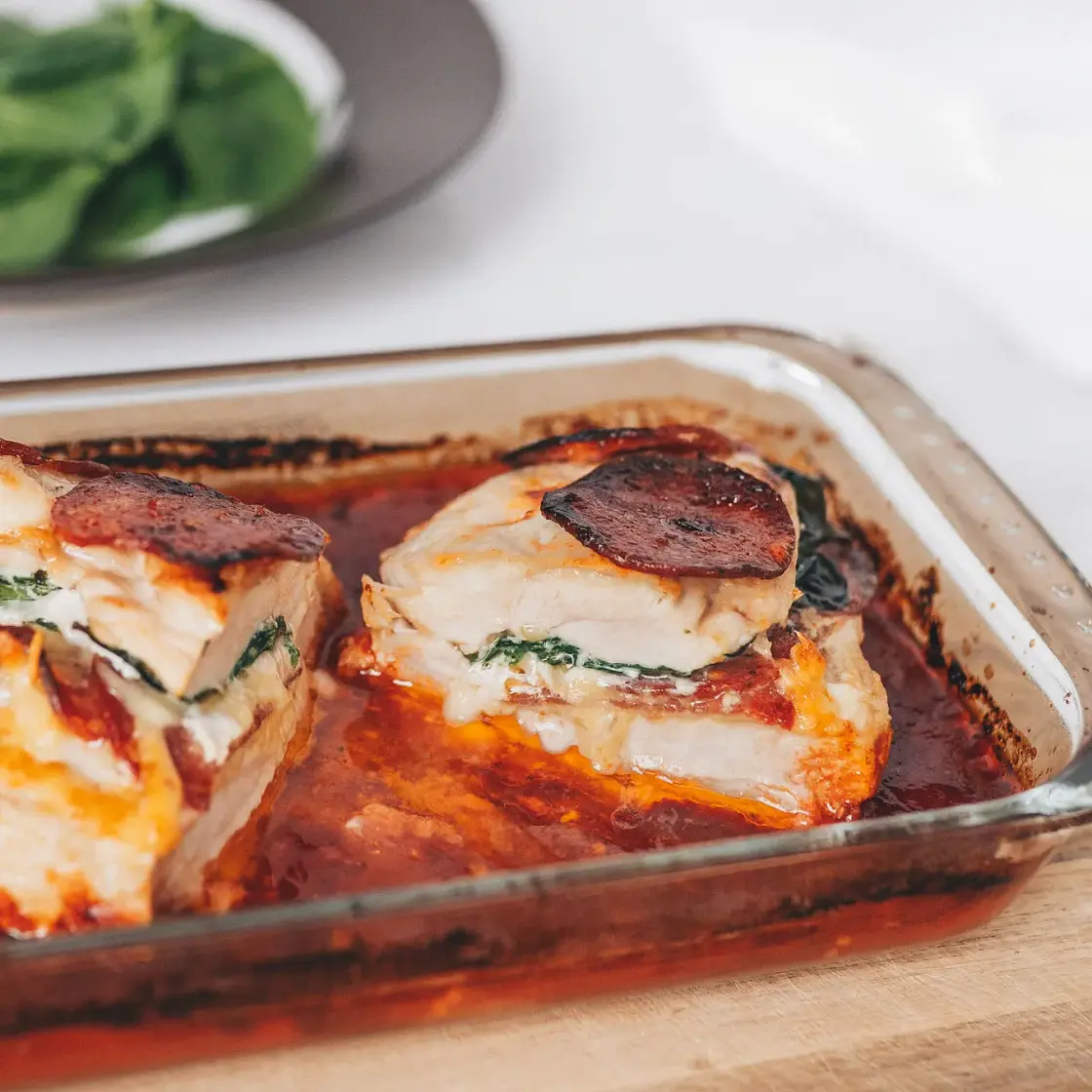 Pizza Stuffed Chicken