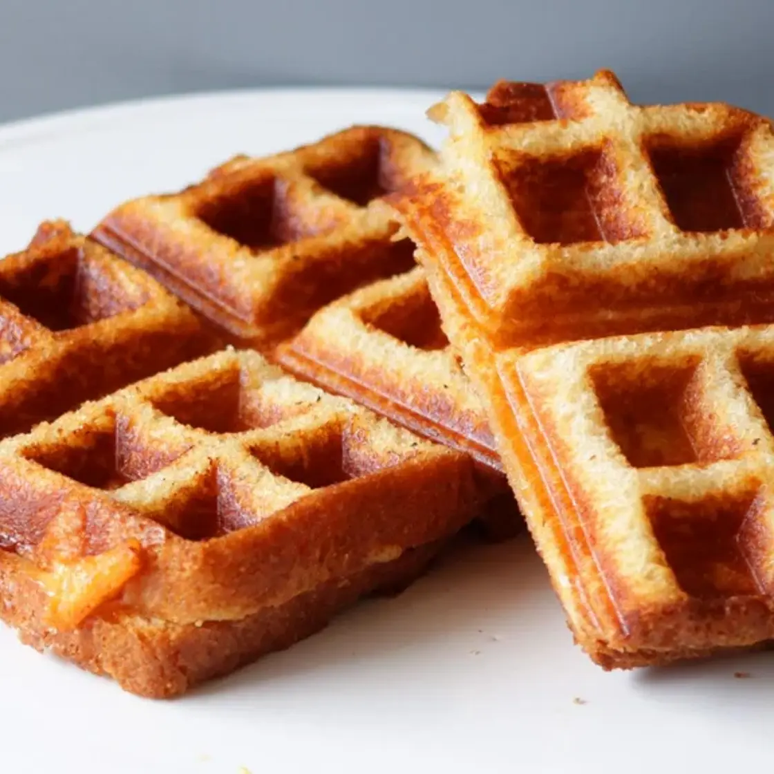 Grilled Cheese Waffles