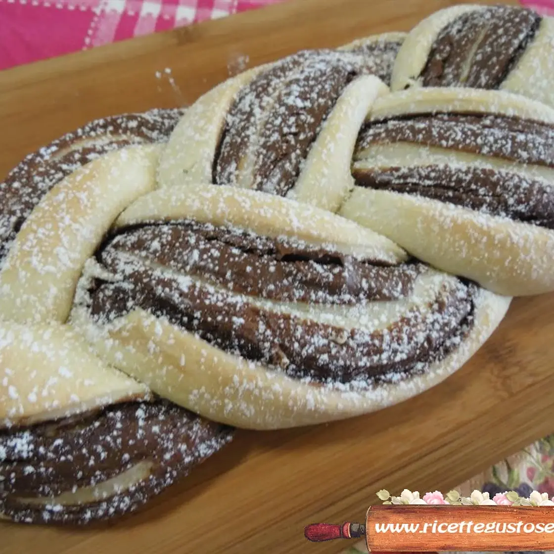 Treccia aperta alla nutella