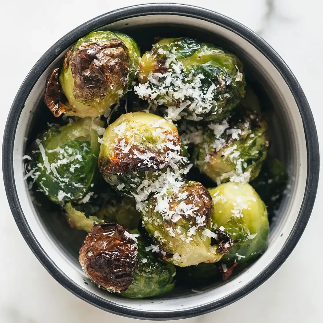 Air Fryer Smashed Brussels Sprouts