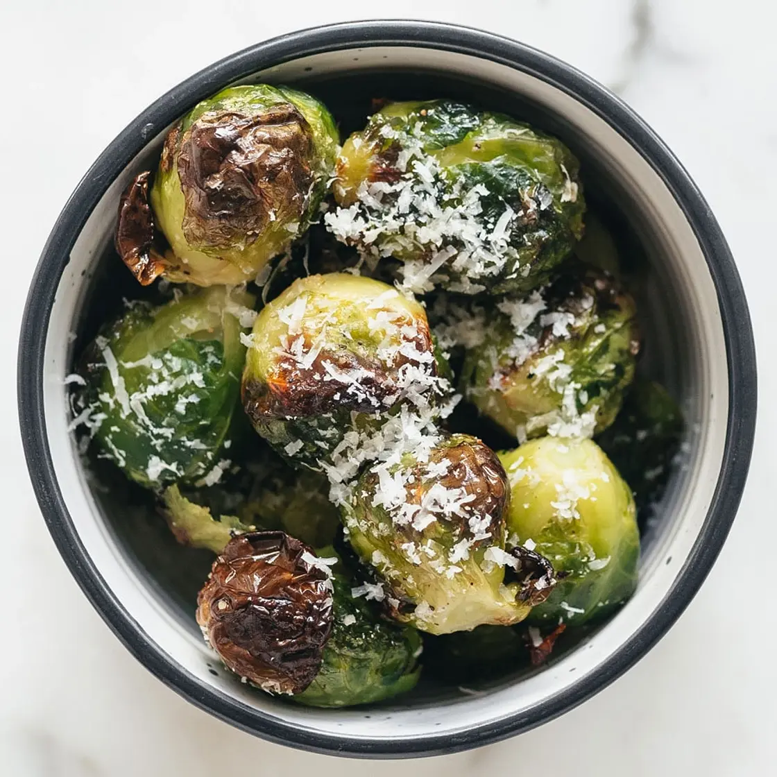 Air Fryer Smashed Brussels Sprouts
