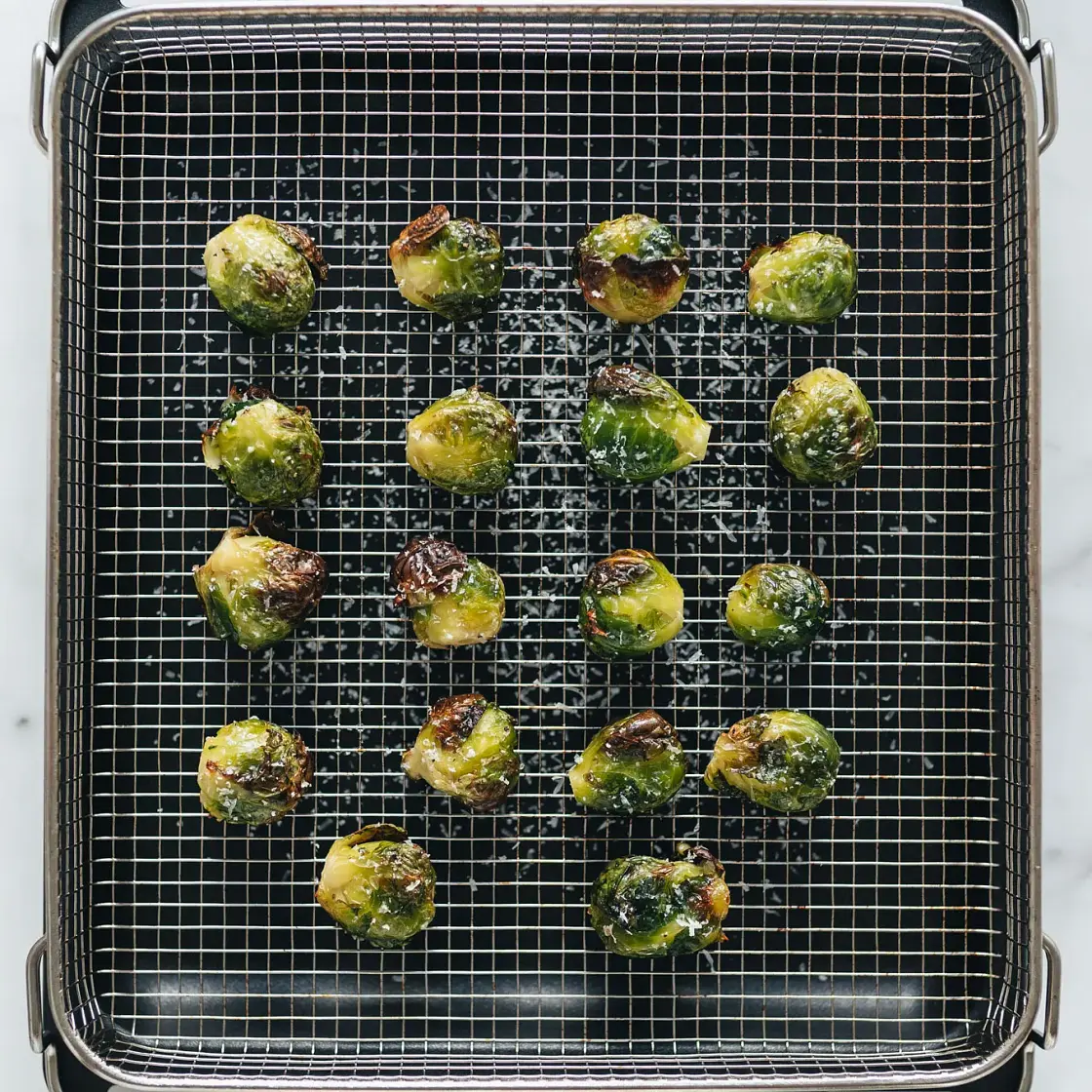 Air Fryer Smashed Brussels Sprouts