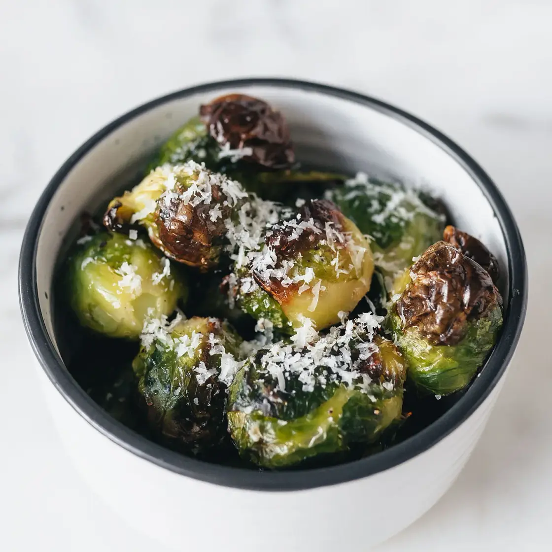 Air Fryer Smashed Brussels Sprouts