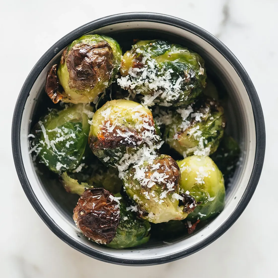 Air Fryer Smashed Brussels Sprouts