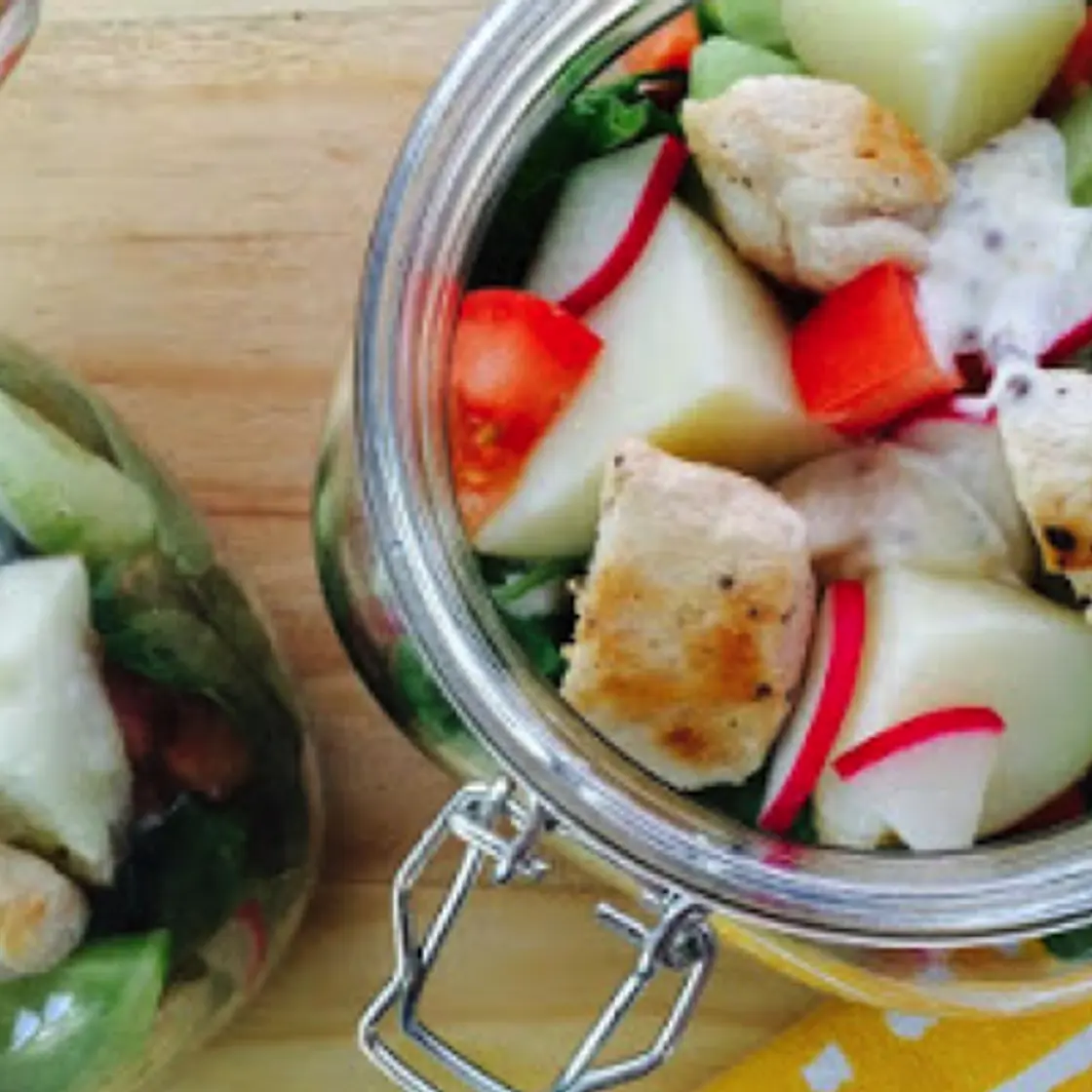 Mustard Mayo Chicken Salad