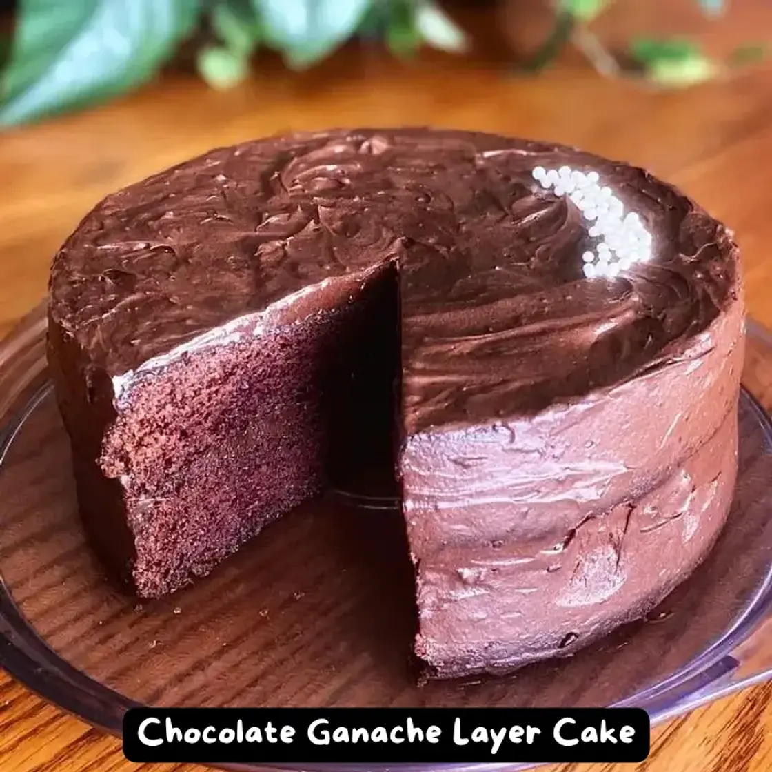 The Best Chocolate Ganache Layer Cake