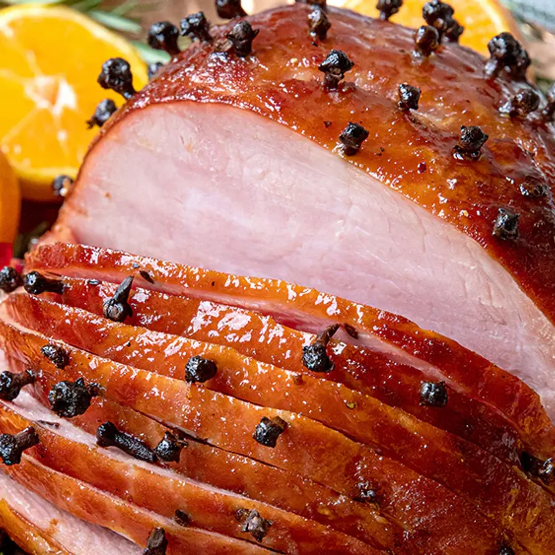 Honey Mustard Maple Glazed Ham