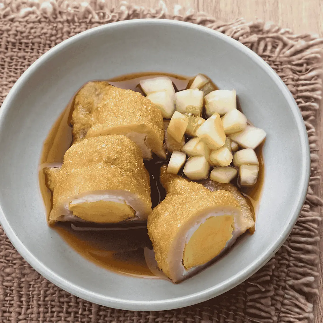 Indonesian Pempek (Fried Fish Cake)