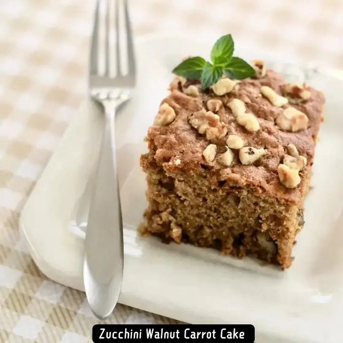 The Best Zucchini Walnut Carrot Cake Recipe